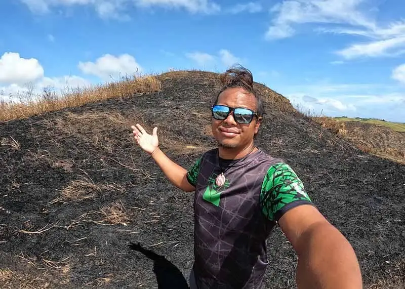 Imagen de Farron Taijeron en Guam.
