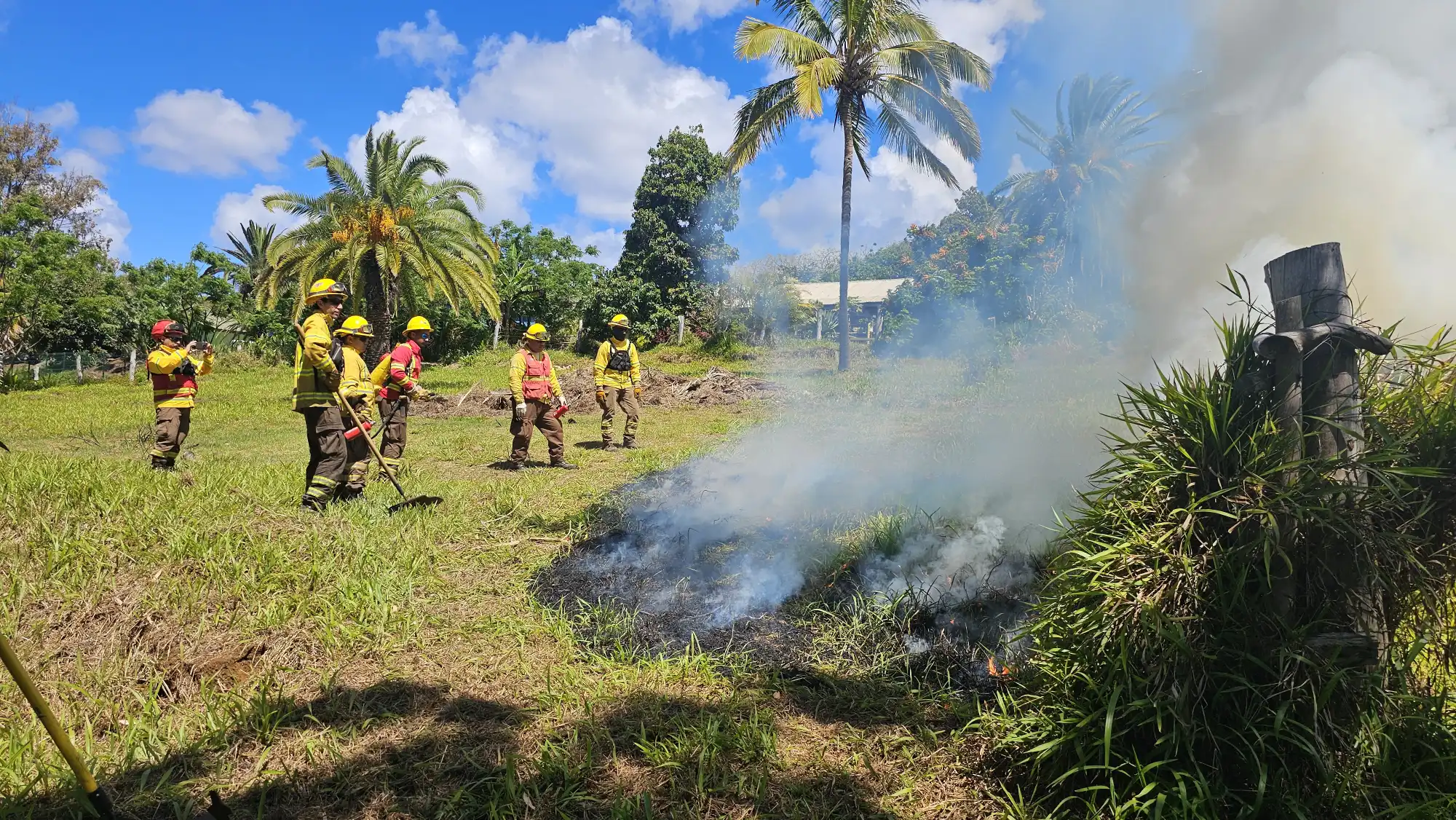 Preparación de cortafuegos para el ejercicio