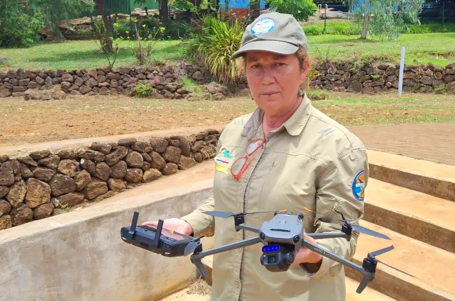 Pilotos de drones Rapa Nui